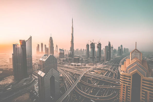 Dubai, United Arab Emirates skyline